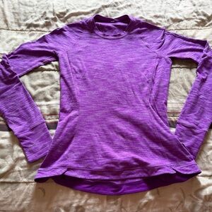 lululemon athletica Purple Long Sleeve Tee